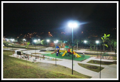 Iluminação TAIRIS em parque e área pública