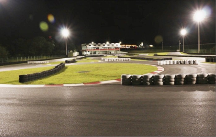 Iluminação TAIRIS em kartódromo